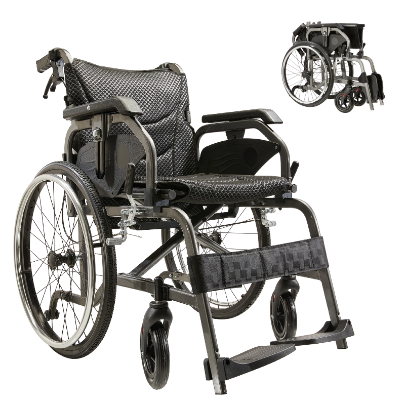 Aluminum Foldable Lightweight Adult Wheelchair