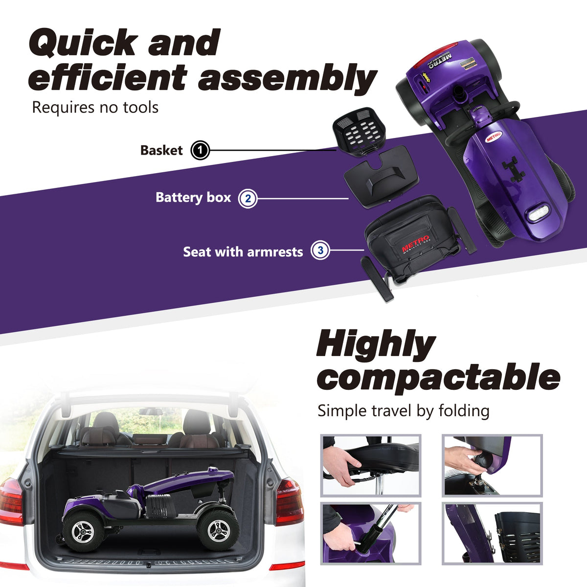 Max Plus Dark Mobility Scooter