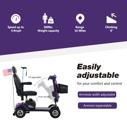 Max Plus Dark Mobility Scooter