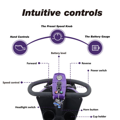 Max Plus Dark Mobility Scooter