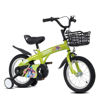 FKZNPJ 16 Inch Sporty Kids Bike With Training Wheels