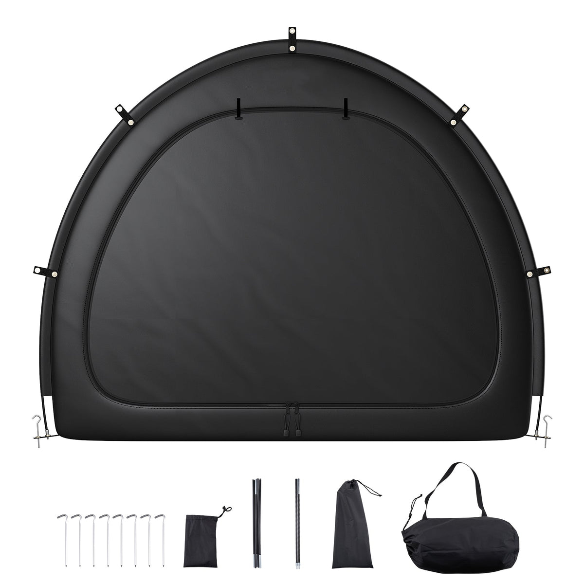 Outdoor Bike Storage Tent – Fan-Shaped & Waterproof for 4 to 5 Bikes
