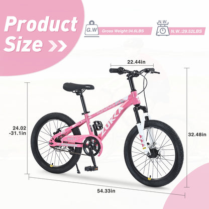 ZUKKA 20 Inch Mountain Bike for Boys and Girls