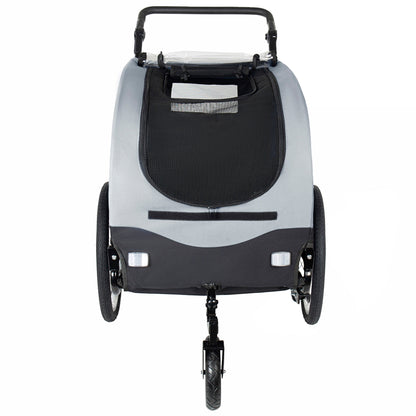 2-in-1 Bike Trailer & Pet Stroller for Dogs up to 110lbs