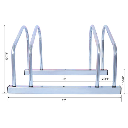 2 Bikes Floor Bike Stand