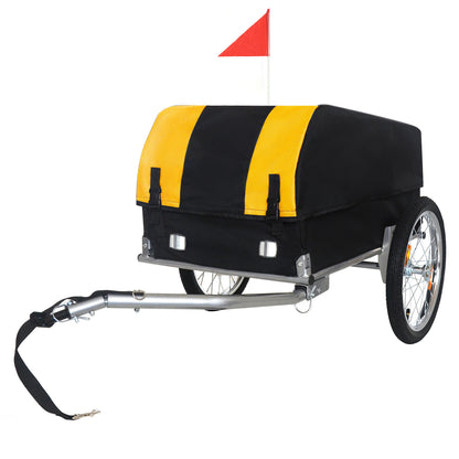 Heavy-Duty Bike Cargo Trailer with Waterproof Cover