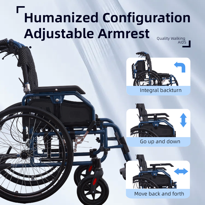 Aluminium Multi-Functional Manual Wheelchair