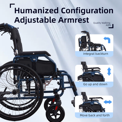 Aluminium Multi-Functional Manual Wheelchair