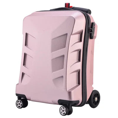 Fashion Originality Skateboard Luggage Bag Men Women Riding Suitcase On Wheels Scooter Carry on Travel Luggage Trolley Valise