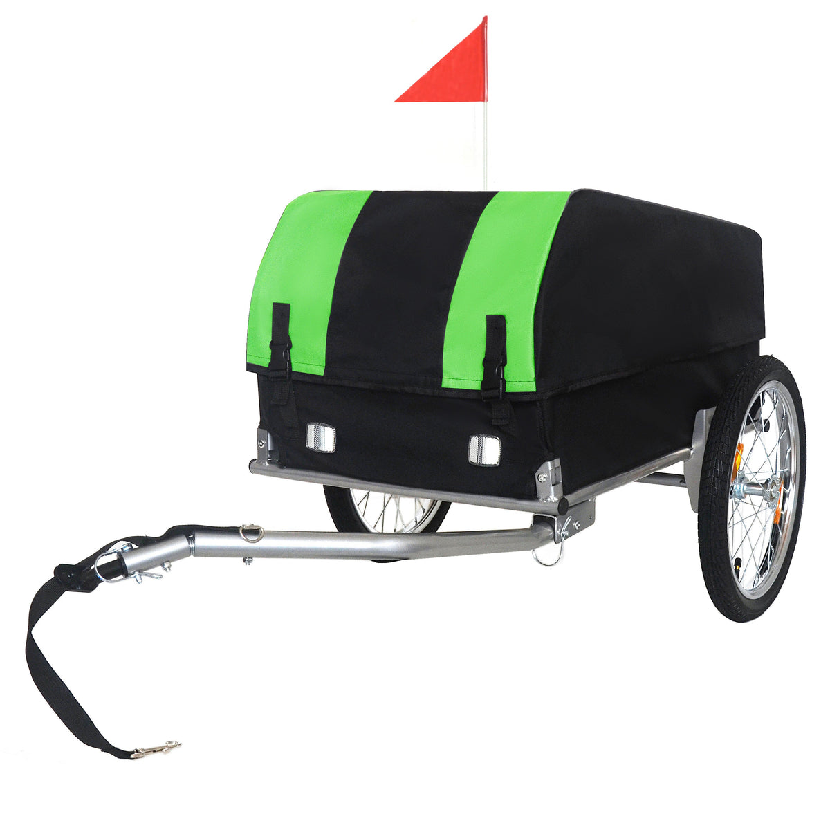Heavy-Duty Bike Cargo Trailer with Waterproof Cover