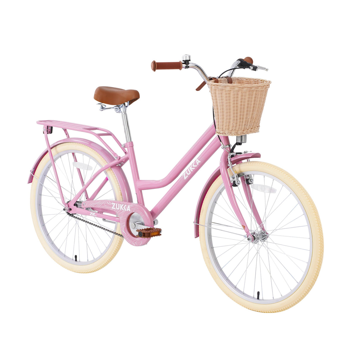 24 Inch Girls Bike, Steel Frame, Multiple Colors