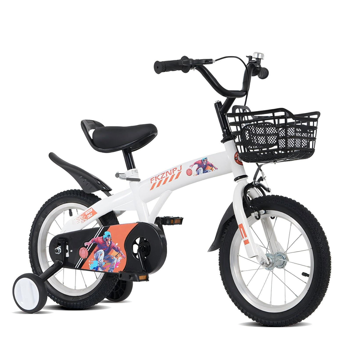 FKZNPJ 18 Inch Sporty Kids Bike With Training Wheels