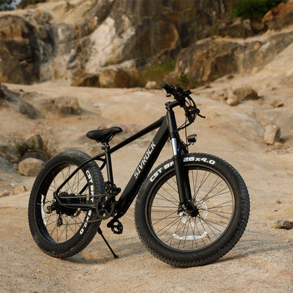 1000W Electric Fat Tire Mountain Bike for Adults – 26” E-Bike with 48V 15Ah Battery, UL Certified