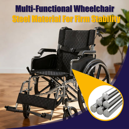 Folding Manual Transport Wheelchair