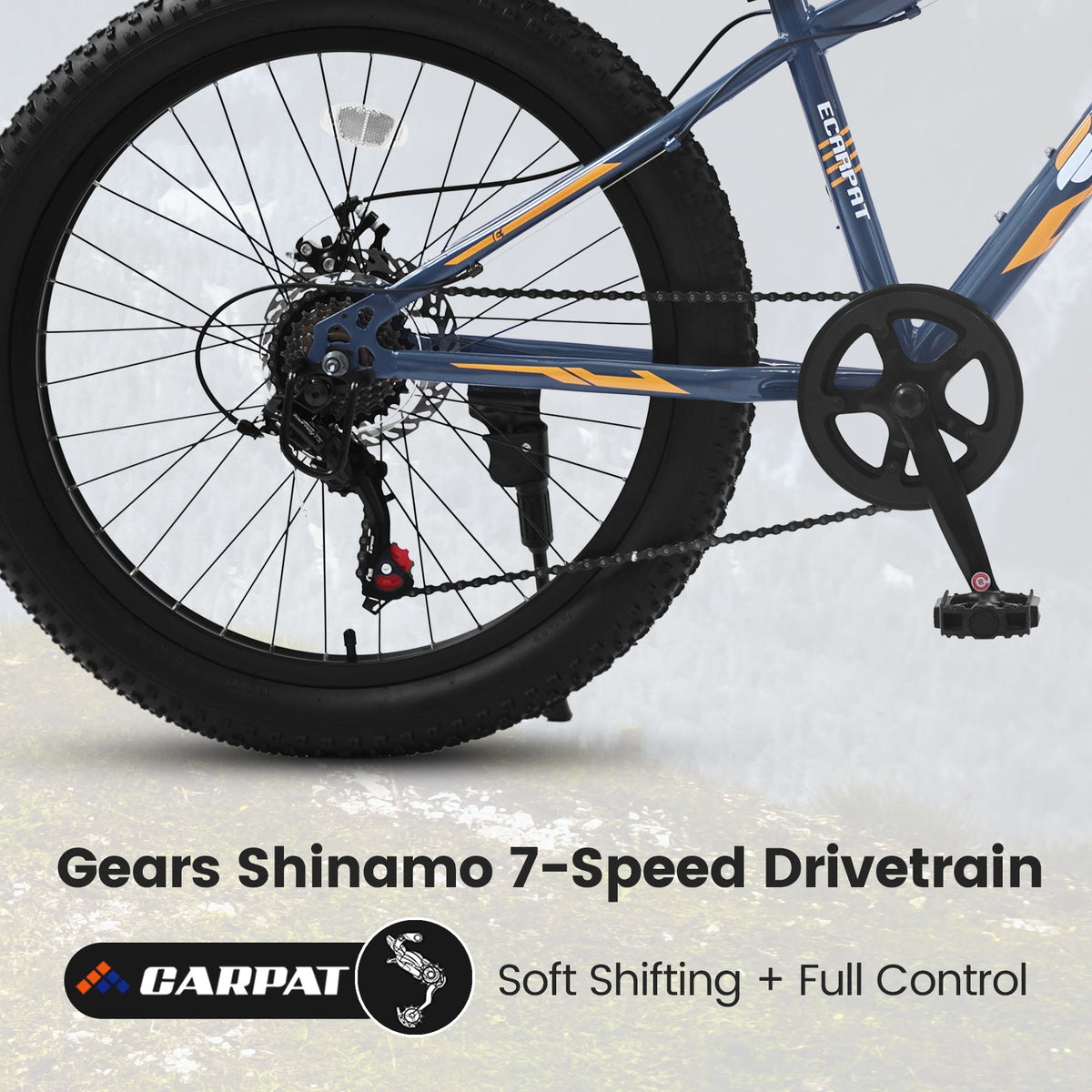 Elecony 24 Inch Fat Tire Bike - Adult/Youth